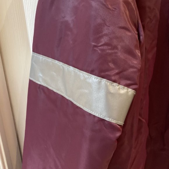 Vintage Toronto Transit Commission Coat TTC Uniform Subway Bus Size 46 Burgundy - Picture 4 of 12